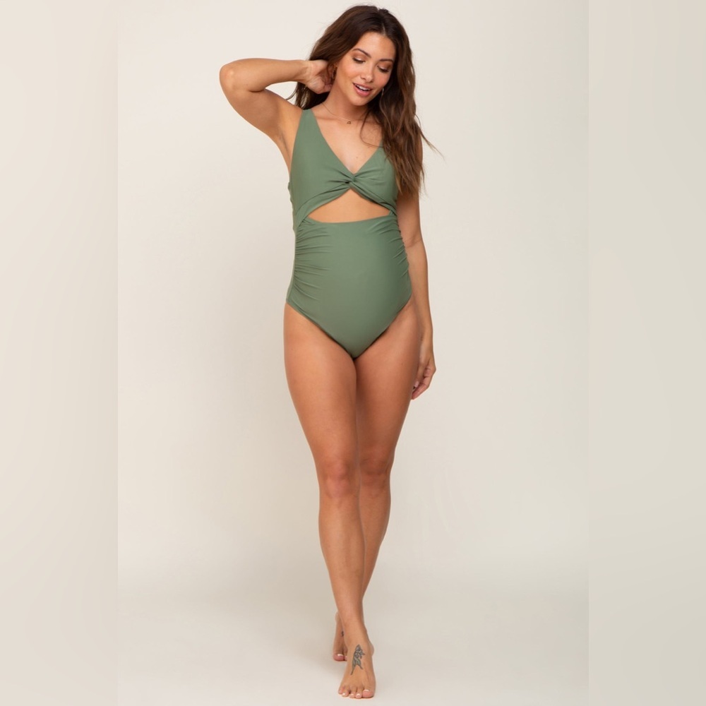 Pinkblush cut out one piece swimsuit nwot